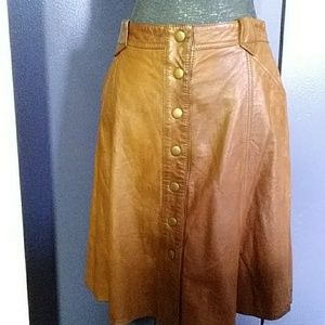 Banana Republic Leather Skirt